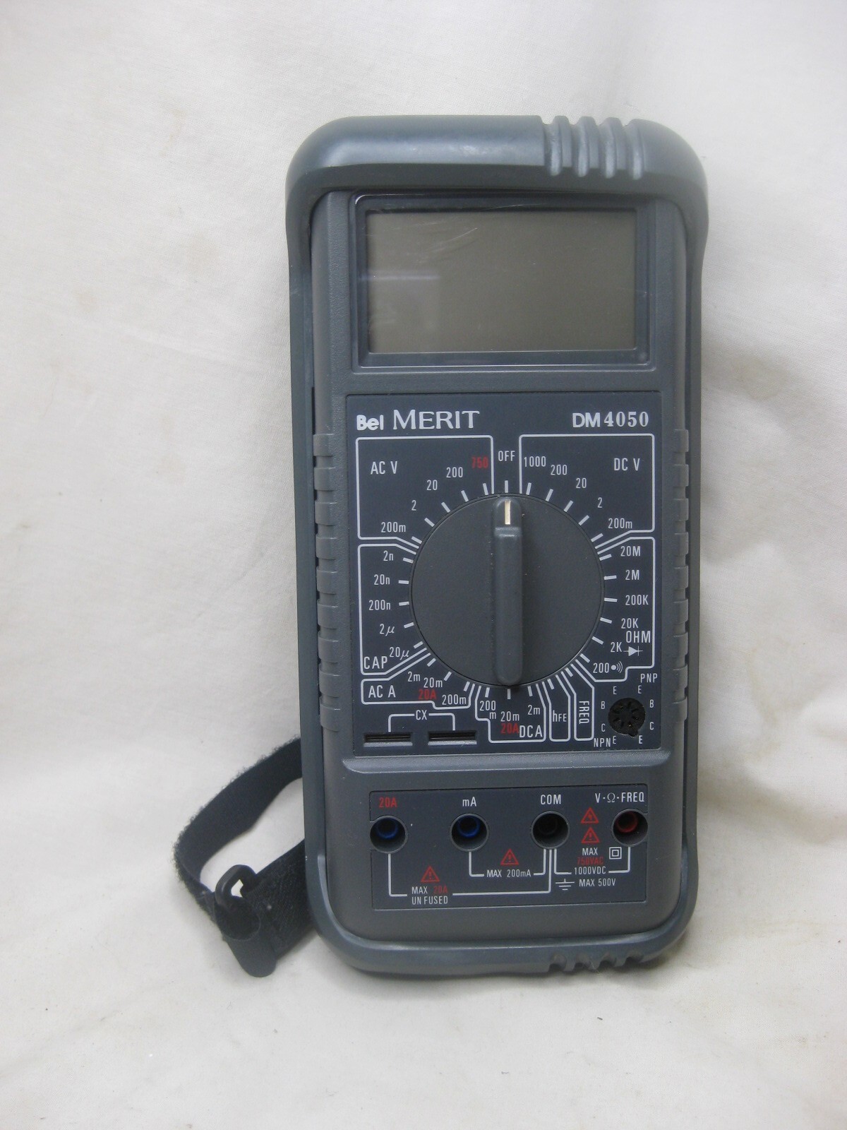 Bel MERIT DM 4050 voltmeter electronic multimeter base unit only *