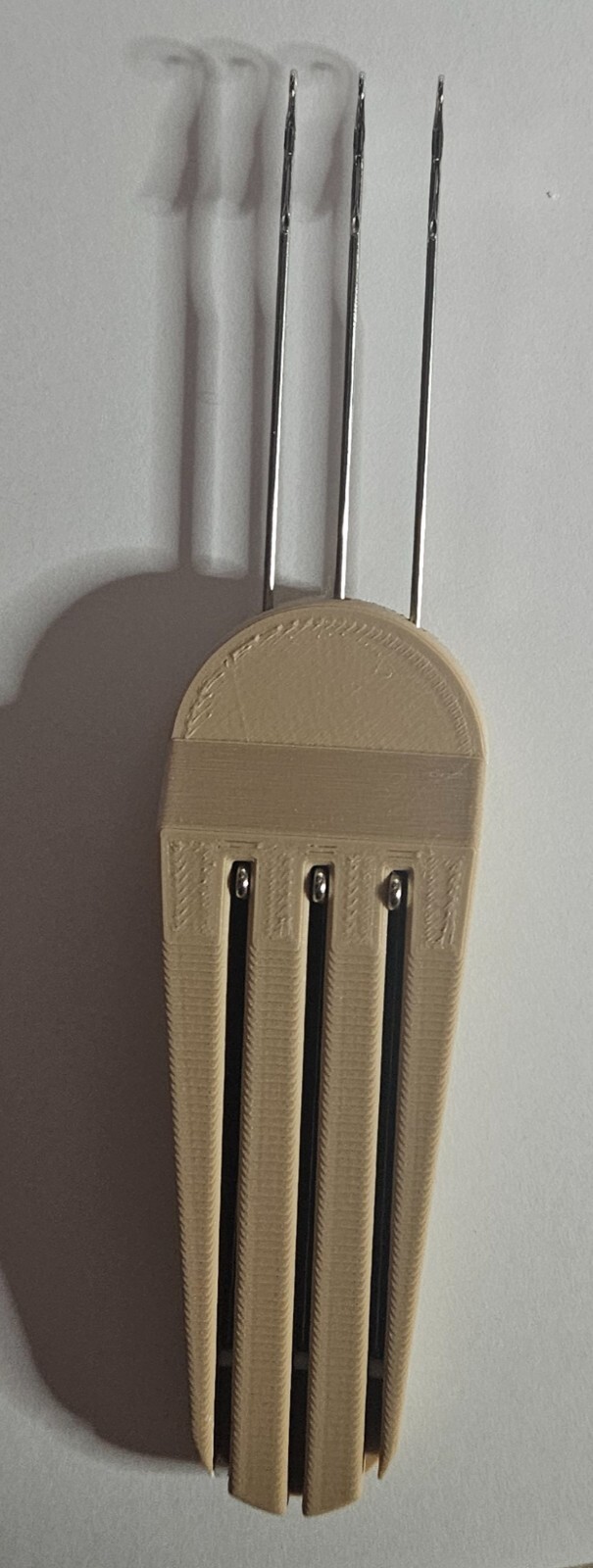 3D Printed Handle Cordsmith I-Cord Tool w/ Replaceable Needles - 3 Hook & 4 Hook