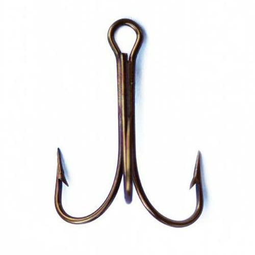 Mustad Treble Hook Bronze 25ct Size 1/0 3551 Fishing Equipment NEW (12C)