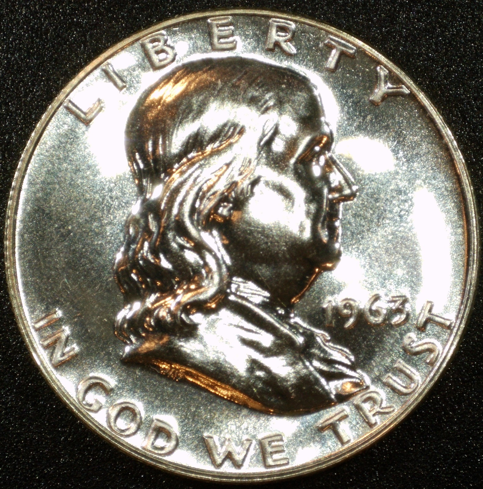 1963 50C (Proof) Franklin Half Dollar - Raw Coin