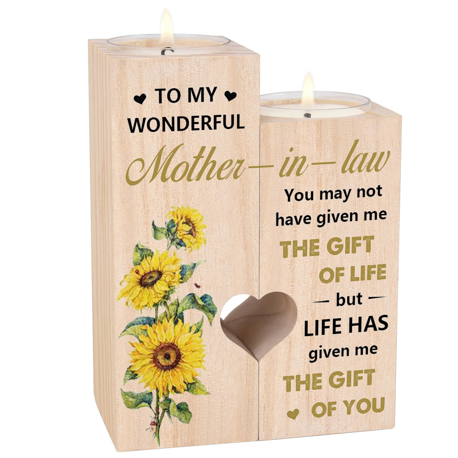 Mother in Law Gift Candlestick - Gifts for Mother in Law Mother's Day Christm...