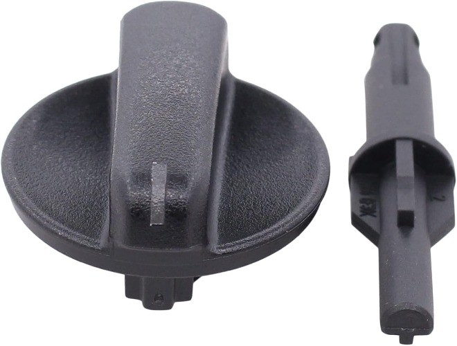 Climate Heater Control Knob and Shaft Stem for Lancer Outlander 2002-2007