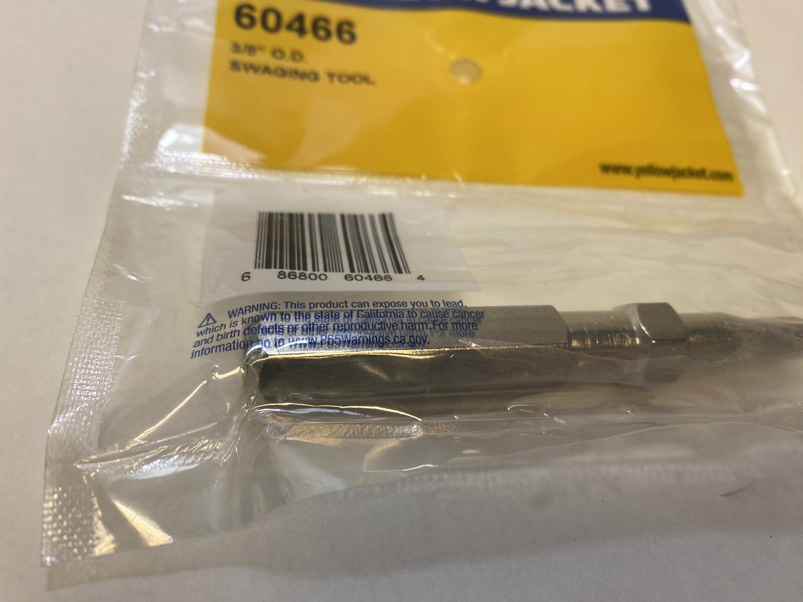 Yellow Jacket 60466 Swaging Tool 3/8" O.D.