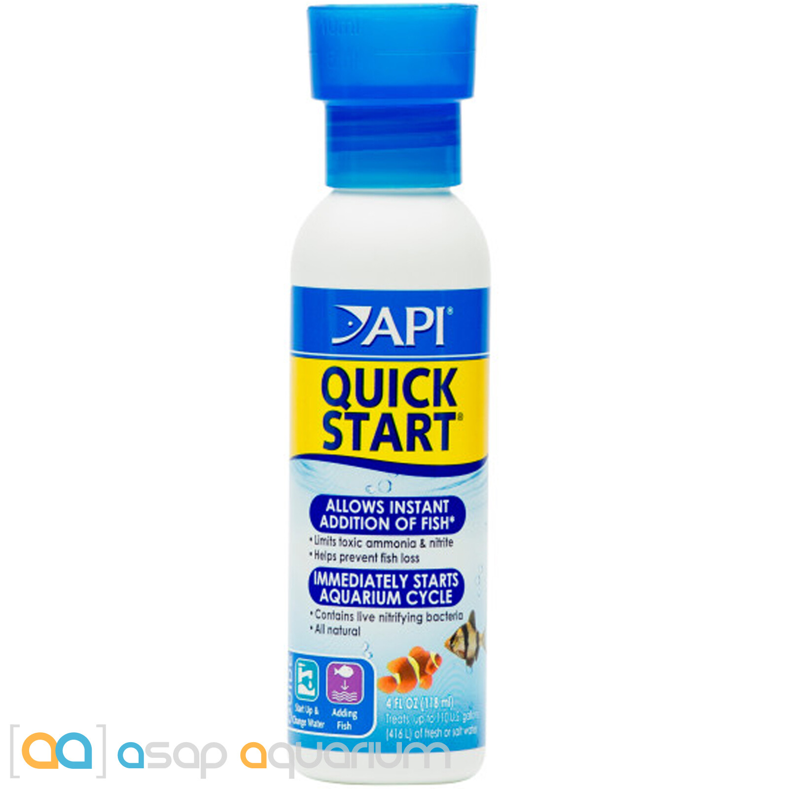 API Quick Start 4oz Freshwater and Marine Aquarium Rapid Cycle Starter