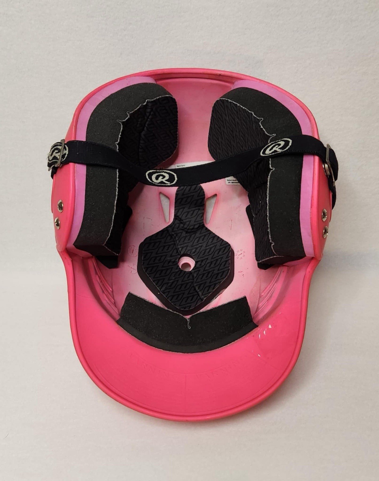 Worth Fastpitch Softball Batting Helmet 60 MPH Matte Pink White