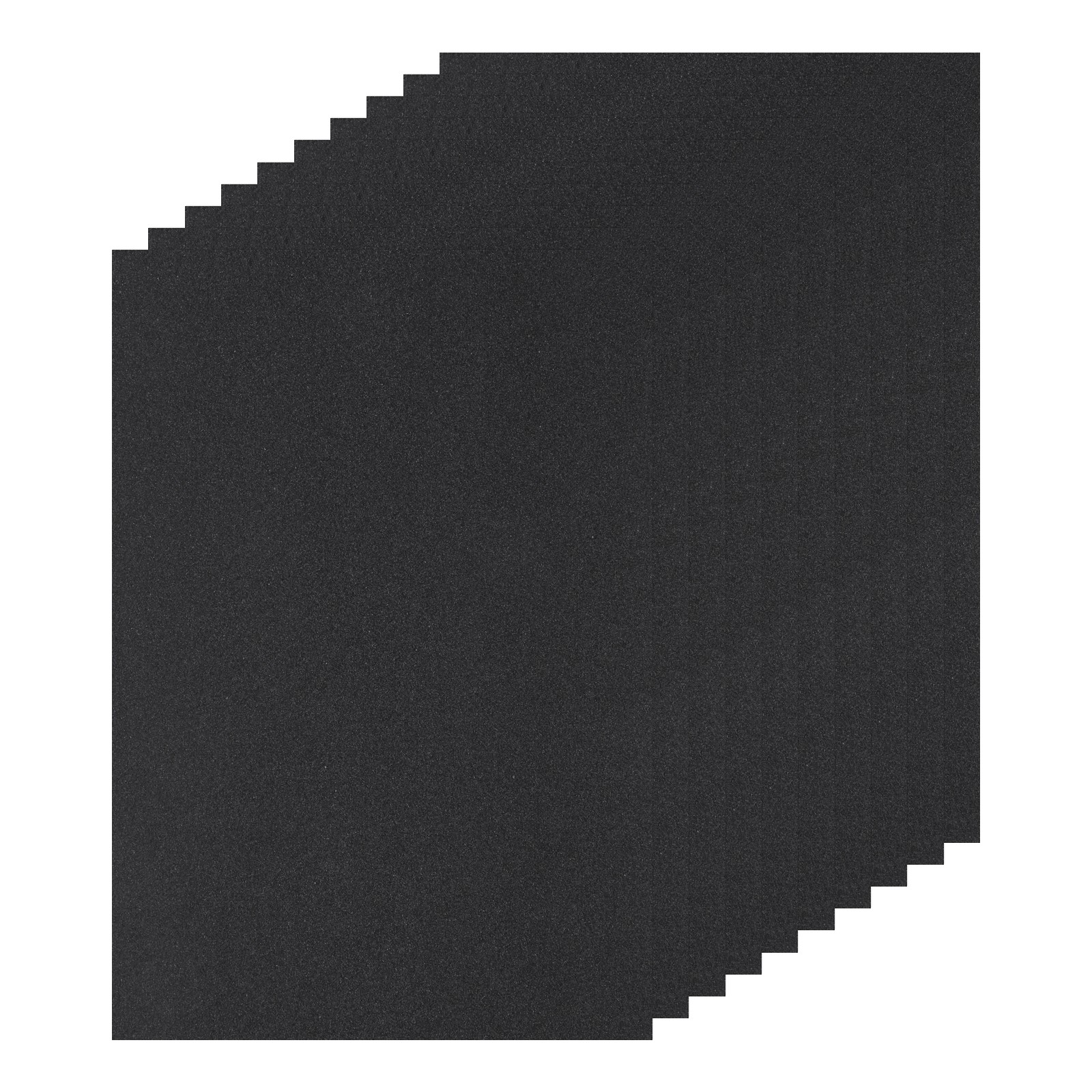 10 Pack 10 x 15 Inch Sanded Pastel Art Papers Black Cardstock Papers