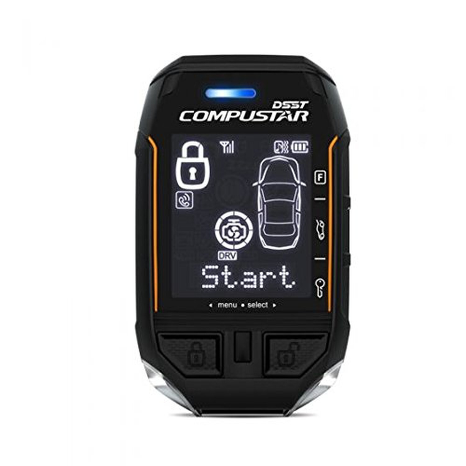 Compustar 2WT11R-SS 2 Way Replacement DSS Remote 3 Mile Range (REMOTE ONLY)