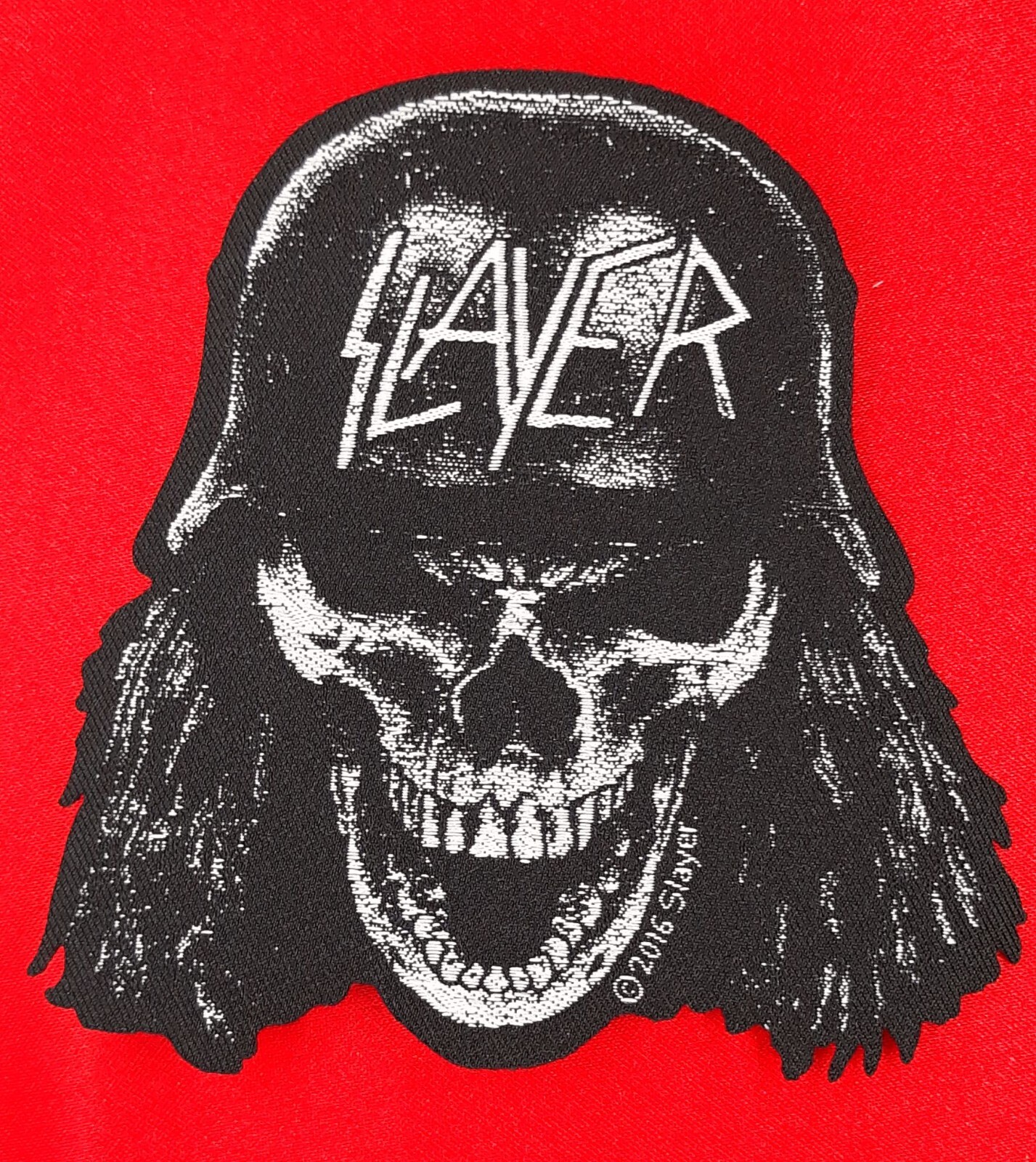 Slayer Soldier Sew On Woven Printed Patch 3 3/4"x 3 3/4"