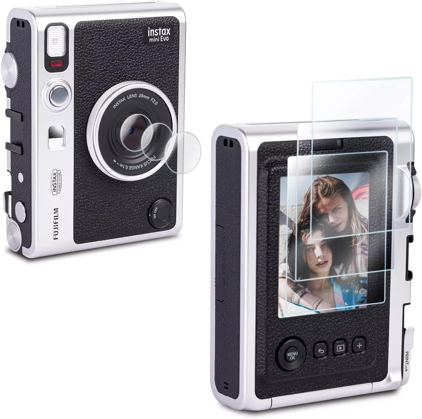 Rieibi [3+3Pack] Screen Protector for Fujifilm Instax Mini EVO Instant Camera LC
