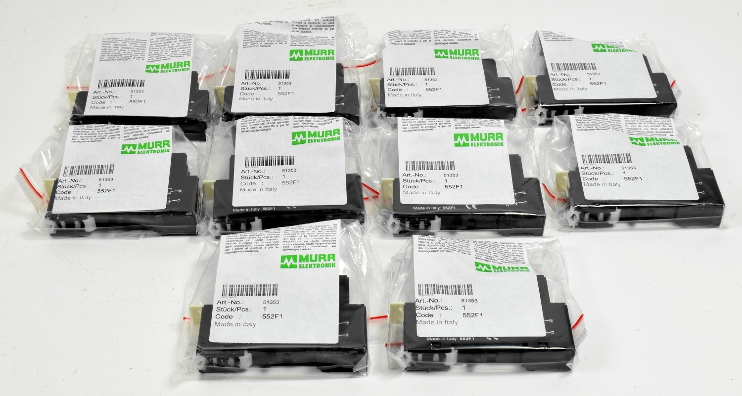 Murr Electronics Relay Socket Module, 51353 (10pcs)