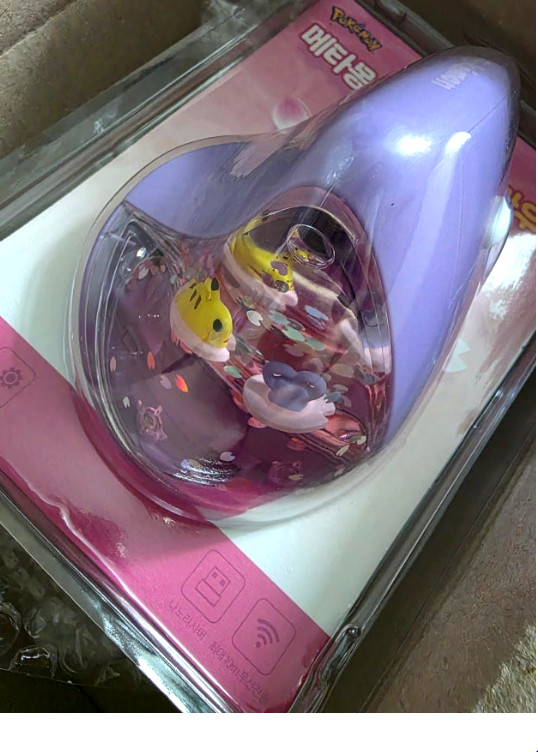 Pokemon Ditto Wireless Vertical Ergonomic Mouse Bluetooth 2.4GHz USB Receiv