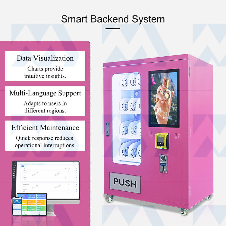 Small Vending Machine Touch Screen Vending With Card Machine Perfume Vending