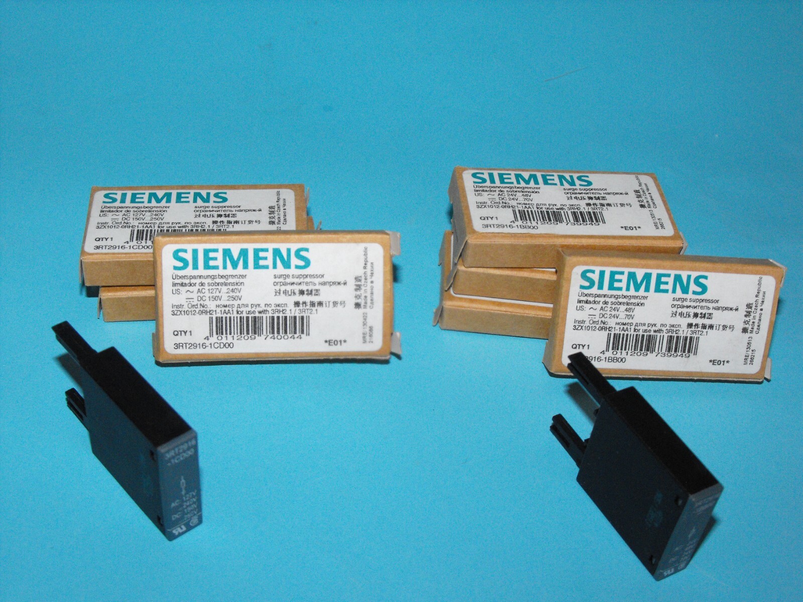 SIEMENS 3RT2916-1CD00+3RT2916-BB00.Contactor surge protector.(LOT7PCS).NEW