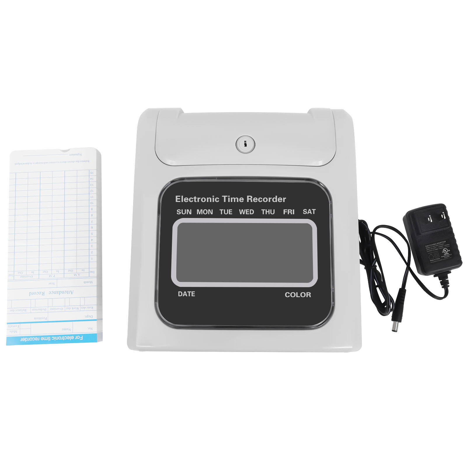Staff Check In Out Machine LCD Scanner Employee Attendance Machine Time Clock