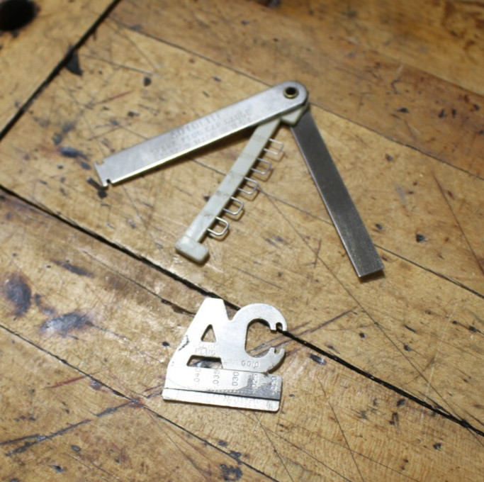 AC Spark Plug Gap Tool, vintage AUTOLITE Gap Tool