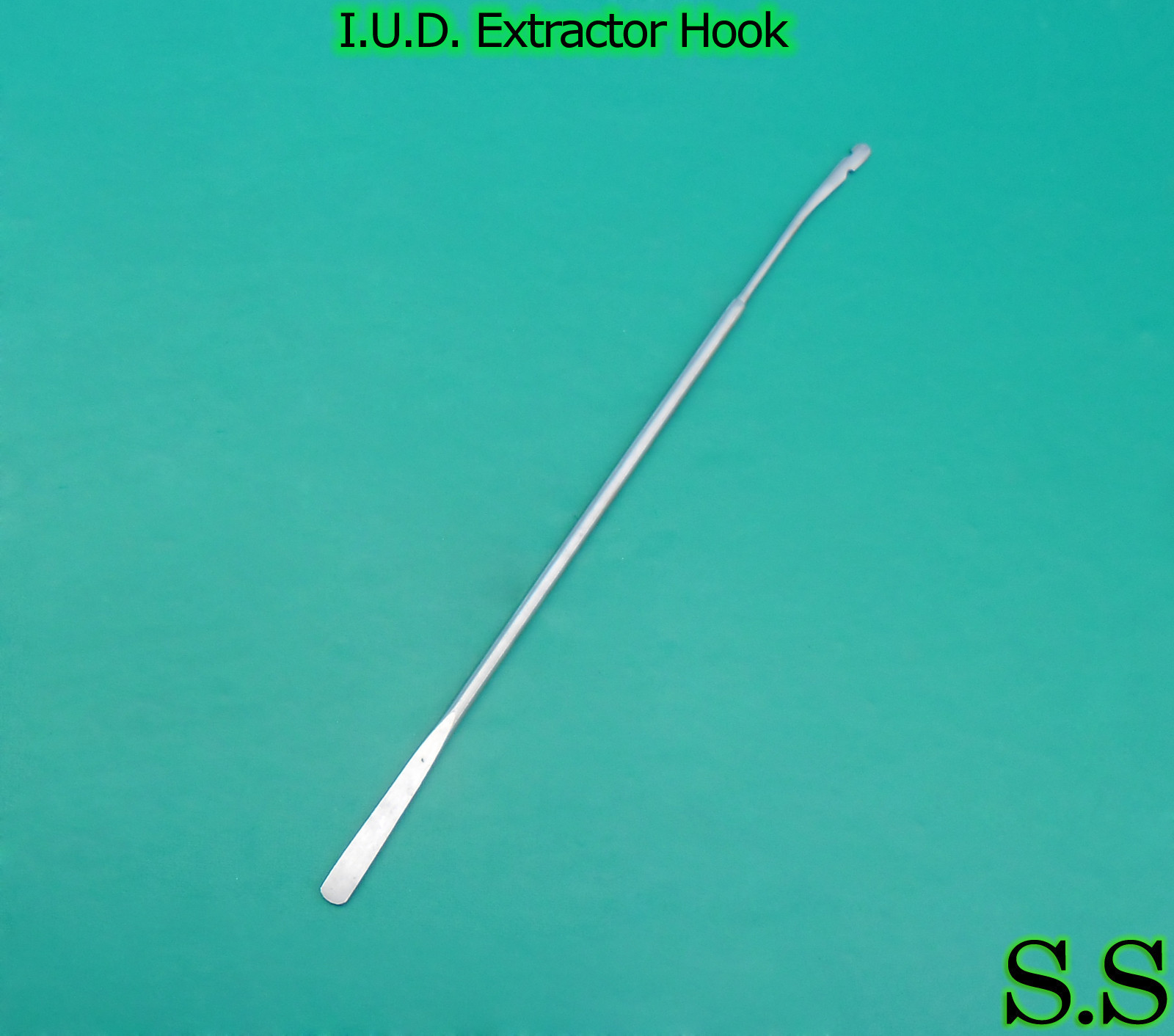 3-I.U.D.EXTRACTOR HOOK GYNECOLOGY SURGICAL INSTRUMENT 10''