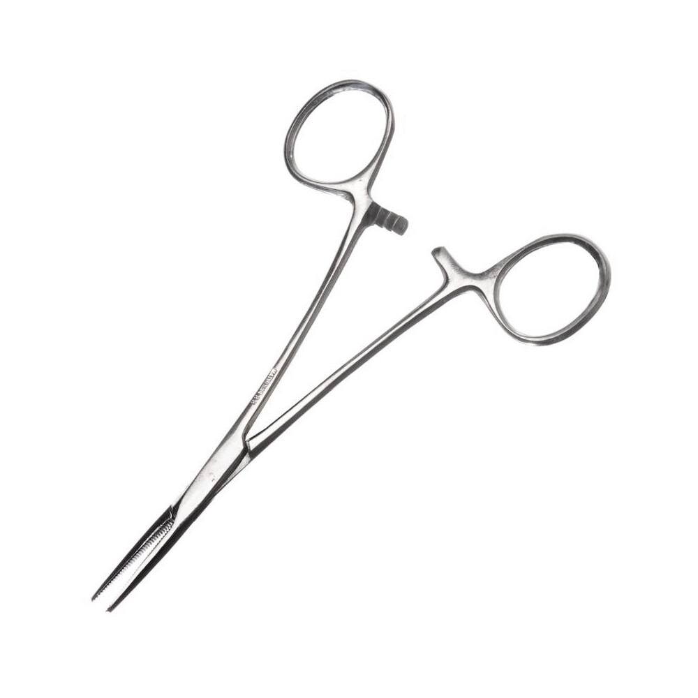 Straight Hemostat Clamp, 5"- Surgical Instrument, Forceps, Hobby Tools