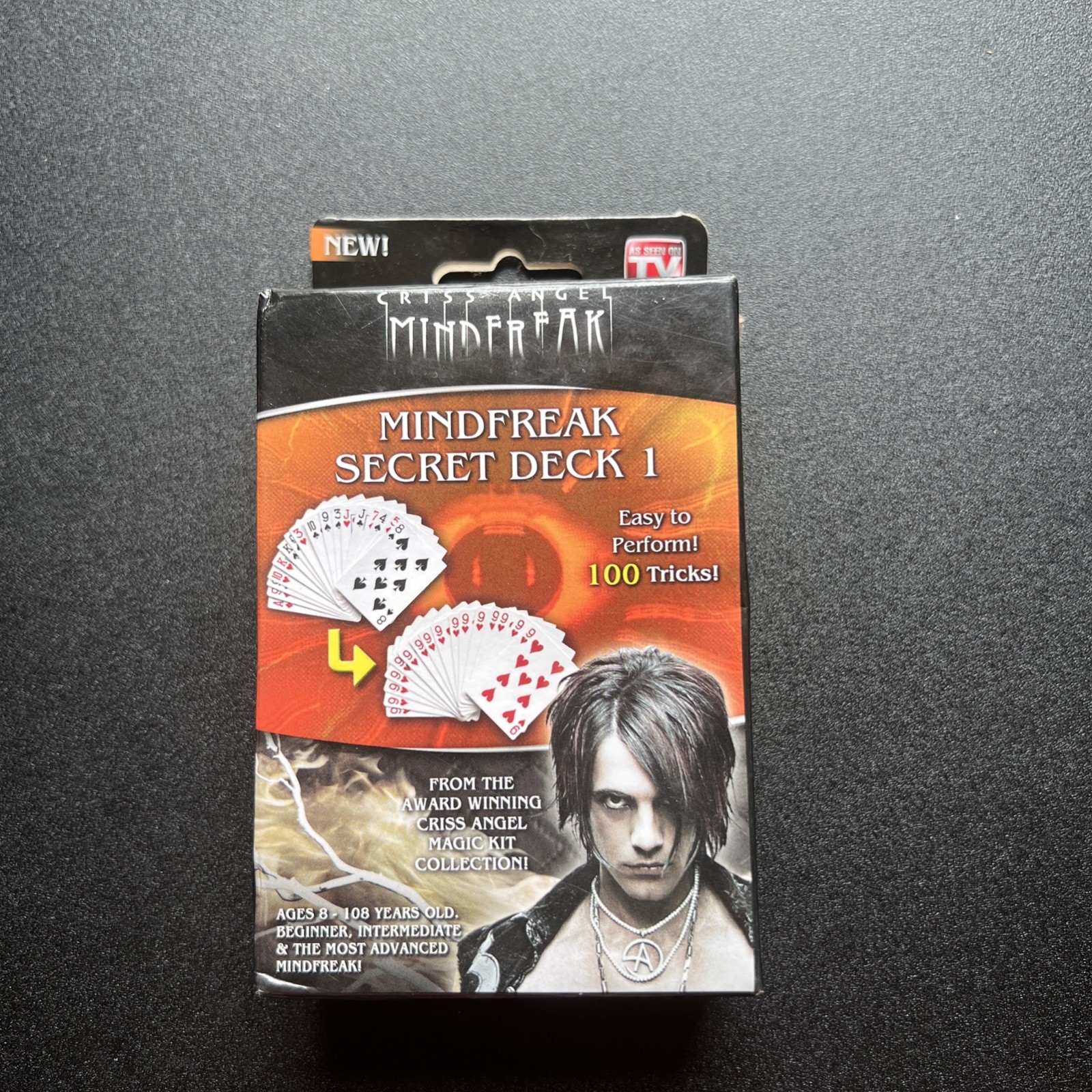 Chris Angel Mindfreak Secret Deck No. 1 Easy To Perform 100 Magic Tricks