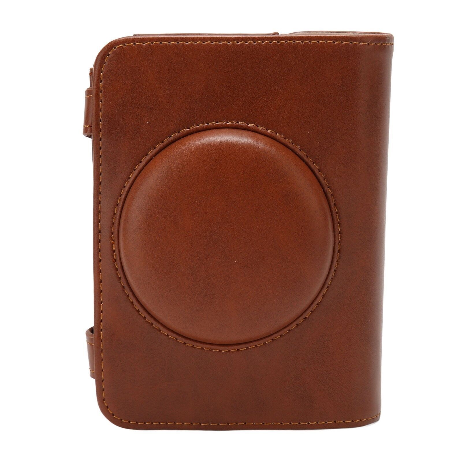 Retro Camera Case PU Leather Camera Case with Adjustable Shoulder Strap