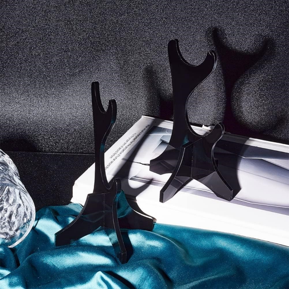 Desktop Sword Display Stand 2Pcs Acrylic For Preventing Items From Falling