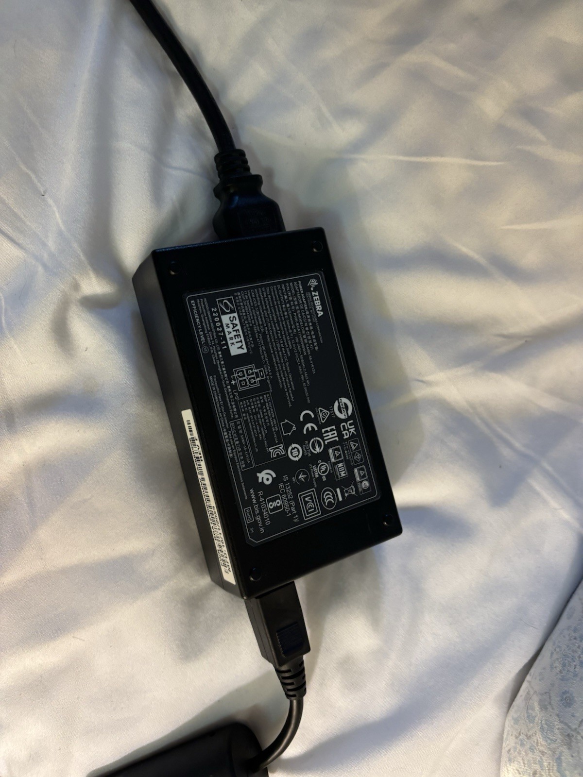 Zebra Charging Station with 3 Batteries. Tested and Working.