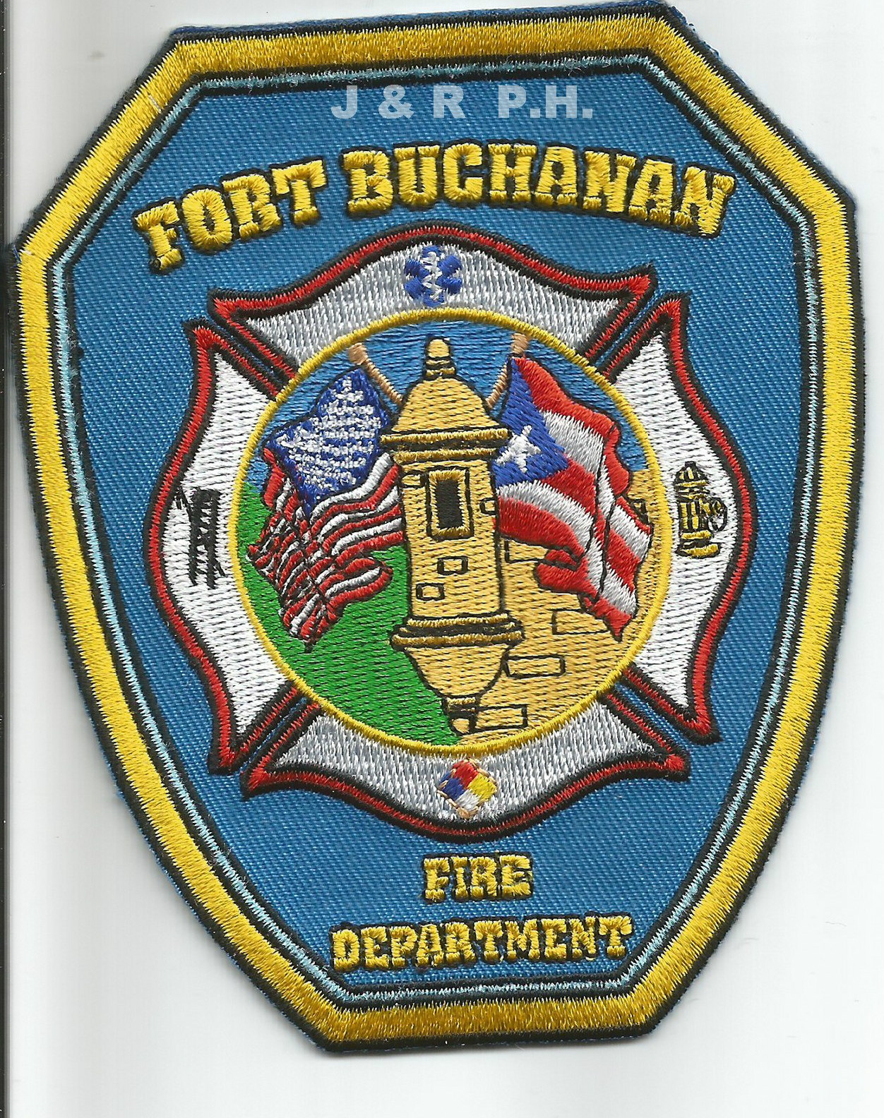 U.S. Army - Fort Buchanan, Puerto Rico  (3.75" x 4.5" size) fire patch