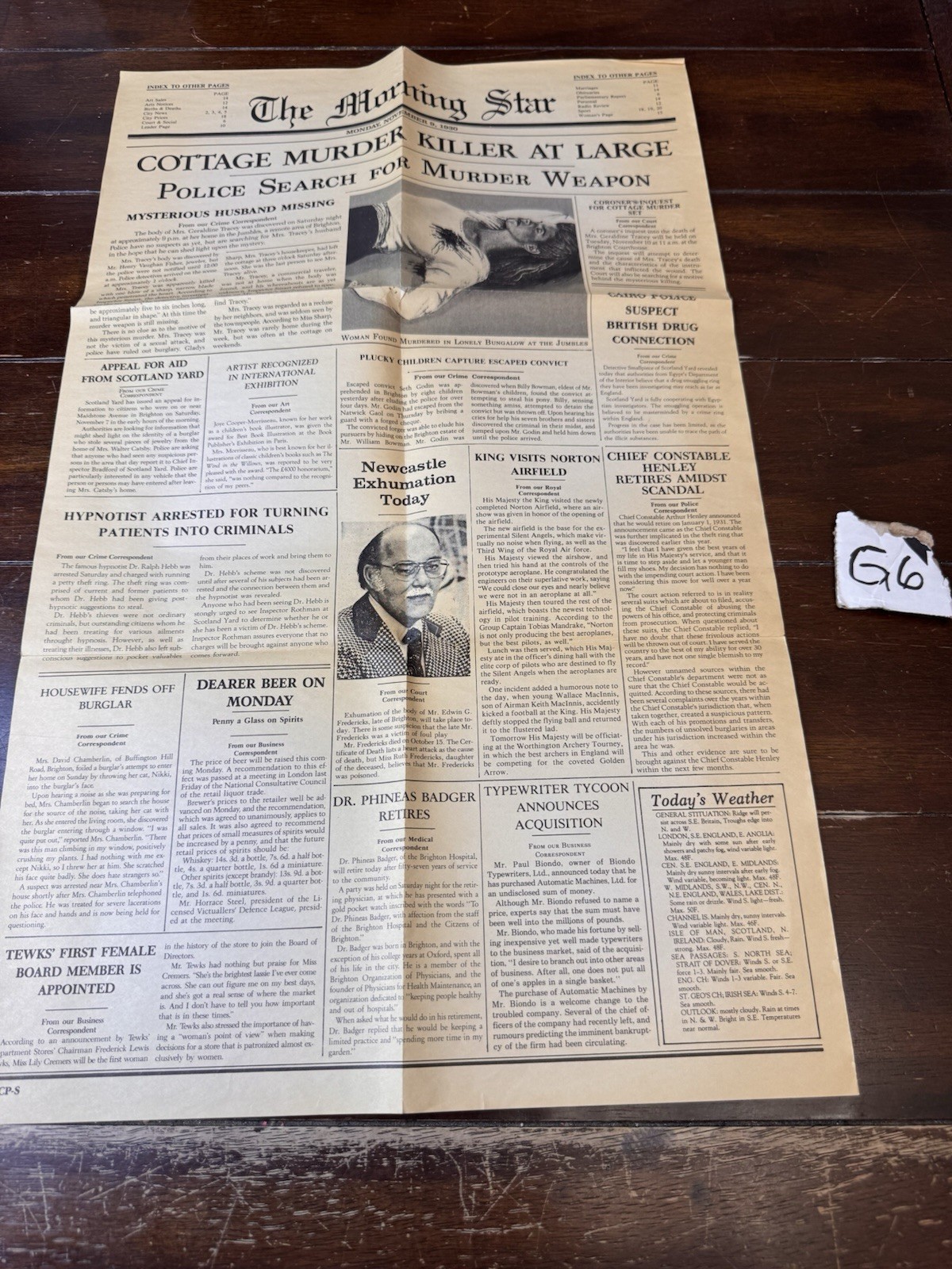 The Scoop Vintage PC Game Morning Star Newspaper Feelie Insert Spinnaker 1989