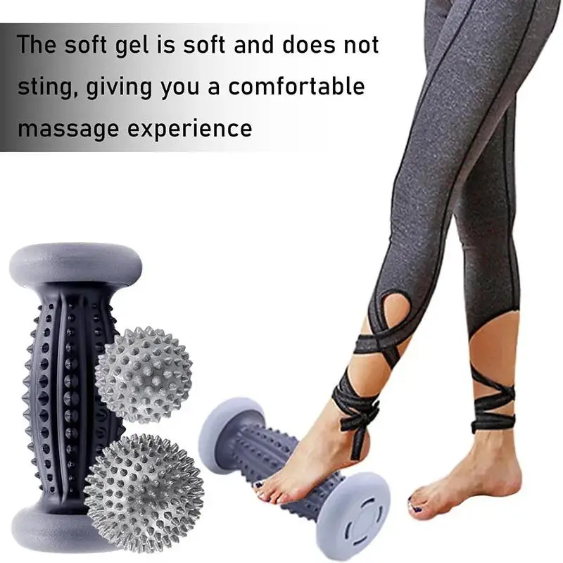 【HB】Massage Ball Foot Roller Spiky Lacrosse Balls Relieve Hand Shoulder Leg Plan