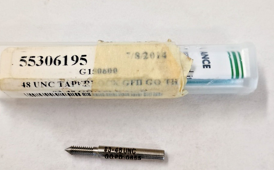 3-48 UNC Go PD .0855 Thread Gage