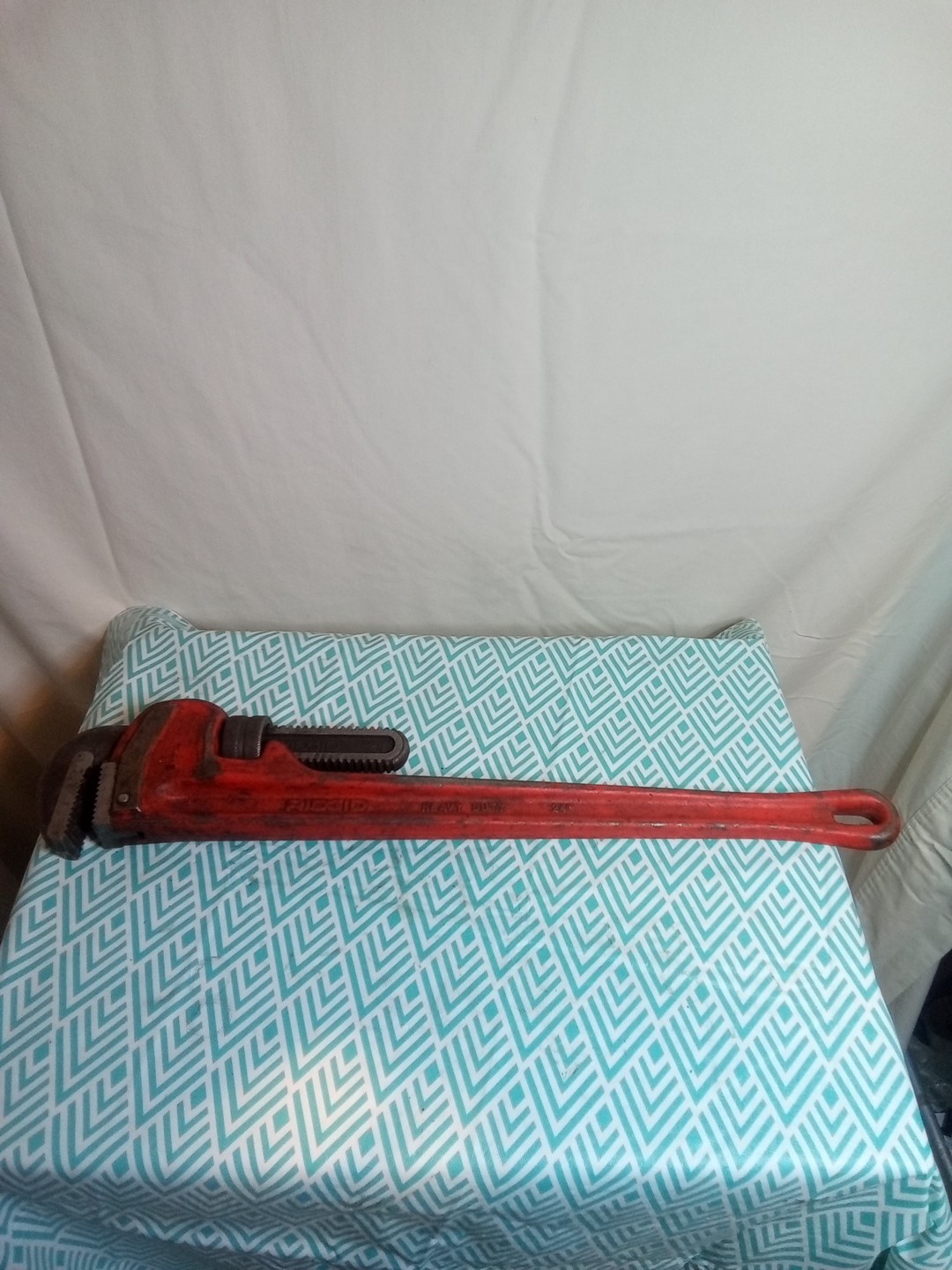Rigid 24" Heavy Duty Pipe Wrench Alloy Steel   RIGID Made In USA