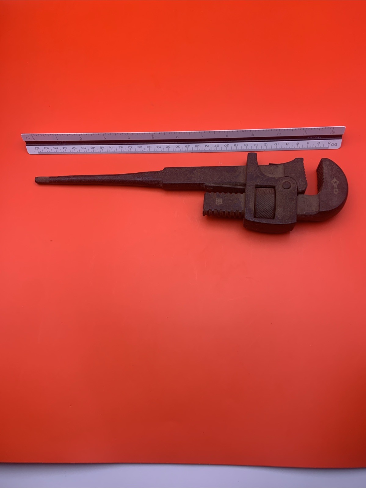 Vintage Metal Pipe Wrench 12”