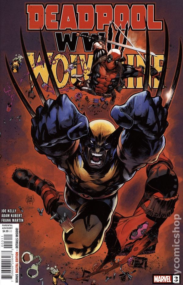 Deadpool and Wolverine WWIII #3A VF 2024 Stock Image