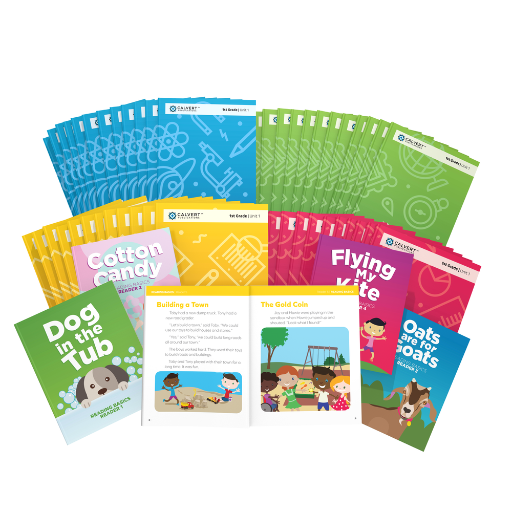 CALVERT 1st Grade 4 Subject Set