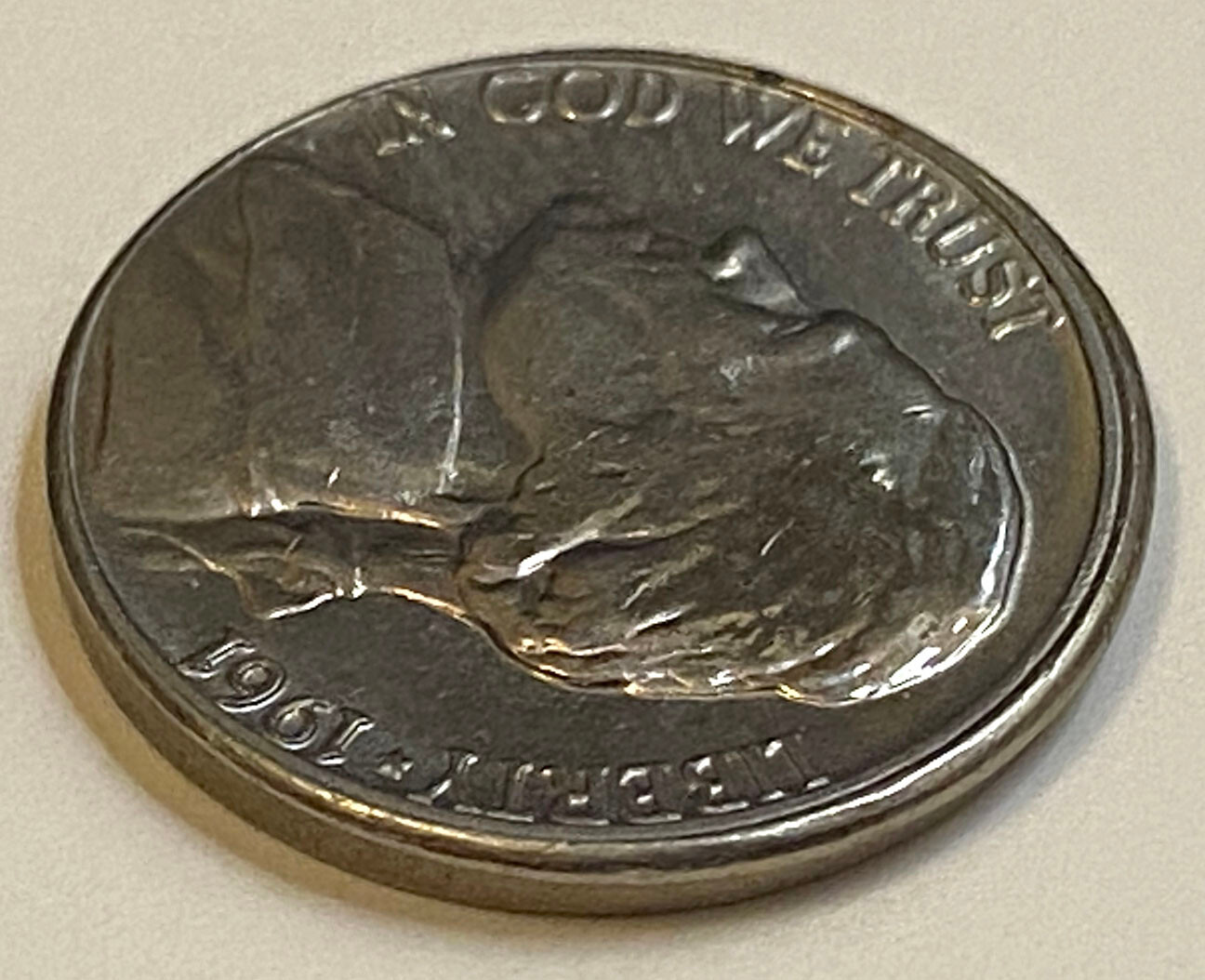 1961 D Jefferson Nickel- Collar/Rim Error- BU
