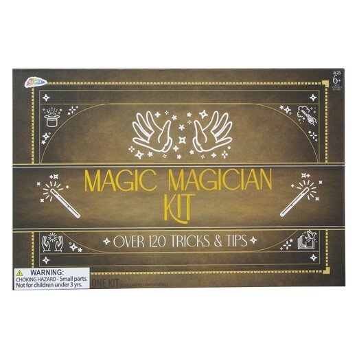 Complete Mega Magic Show set for Kids.Perform 120 Magic Tricks, Magician Kit