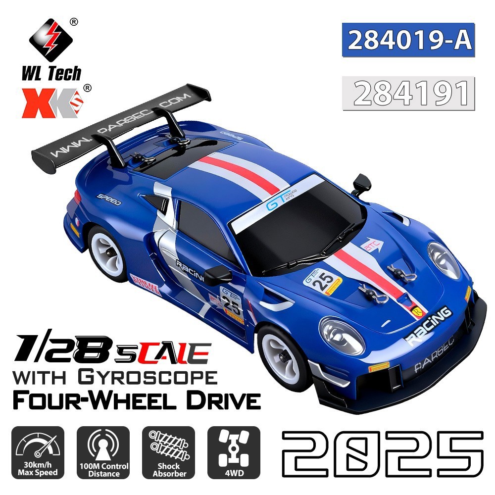 Wltoys RC Drift Car 1/28 284191 4WD 30km/h With Gyro Remote Control Racing Car