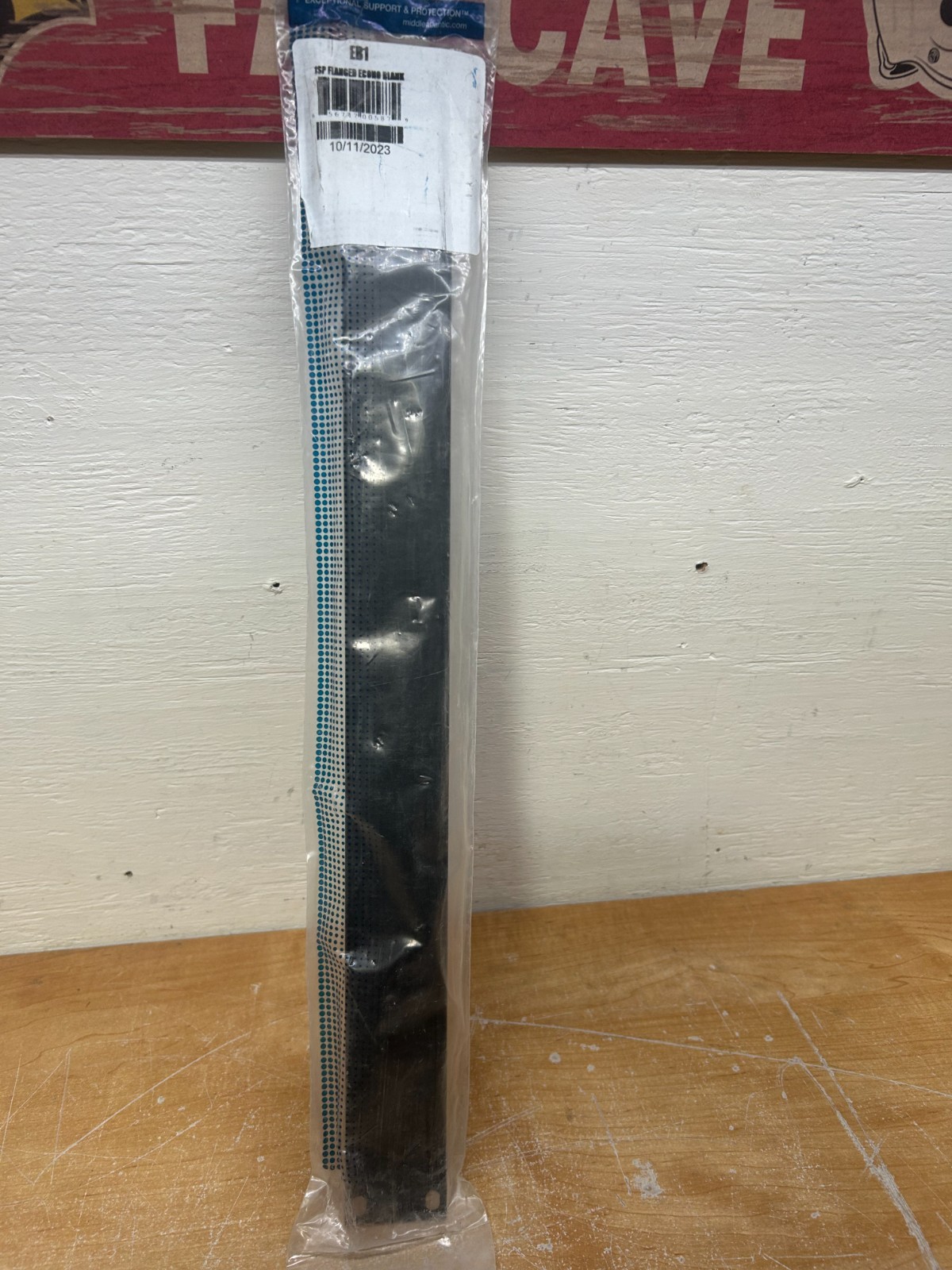 (2) Middle Atlantic EB1 1U Rack Panel Blank 19" Steel Black 1SP EcoNo NEW