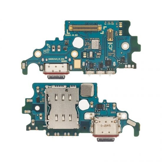 Charging Port Board Flex Sim Reader Mic Replacement for Samsung S21 5G G991U