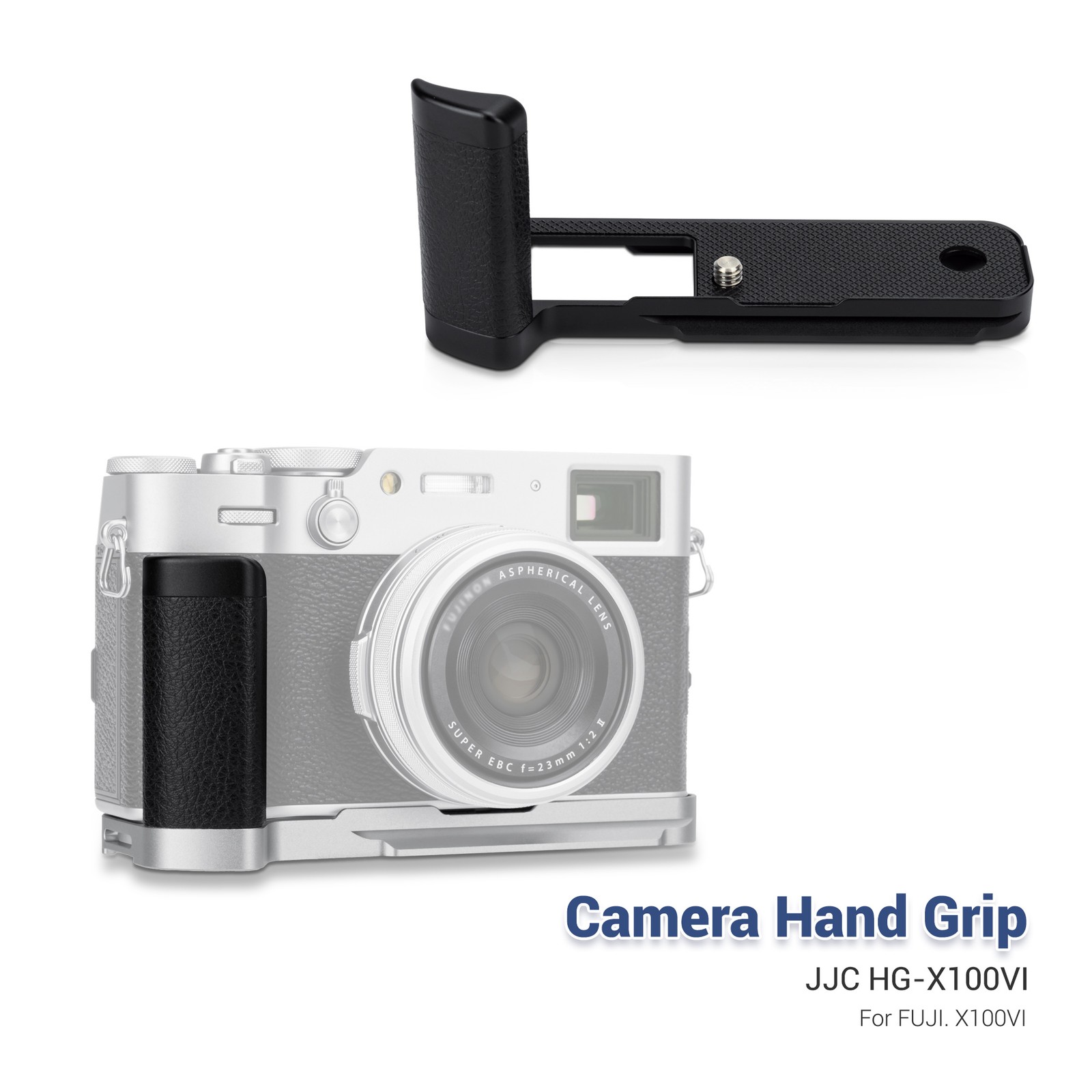 JJC Metal Camera Hand Grip Holder Arca Swiss Plate Bracket for Fujifilm X100VI