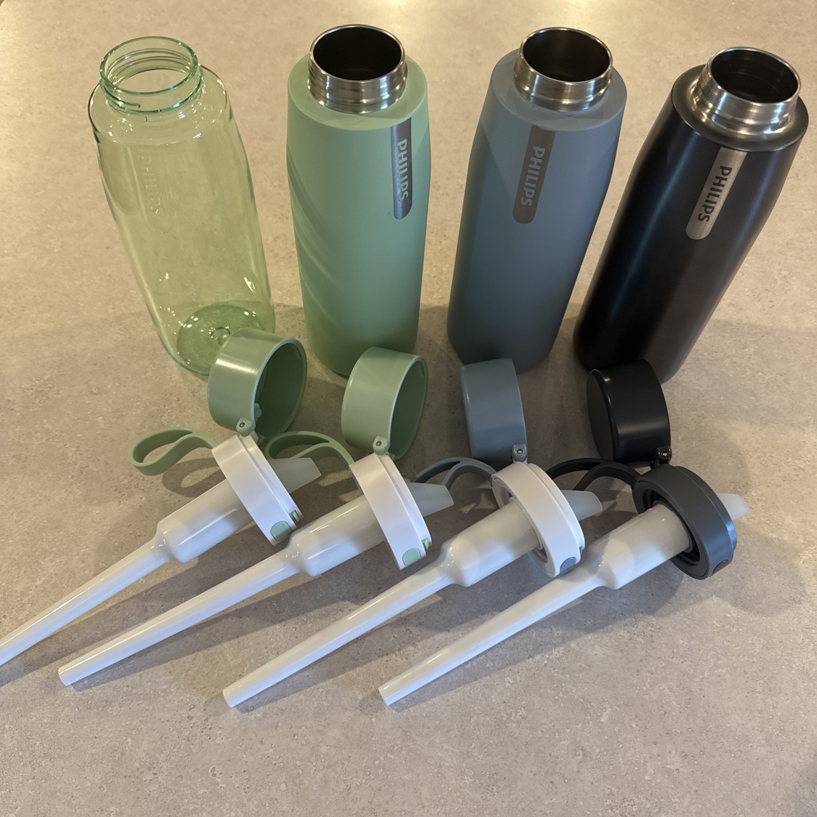 PHILIPS Insulated Stainless Steel Filtered Water Bottle