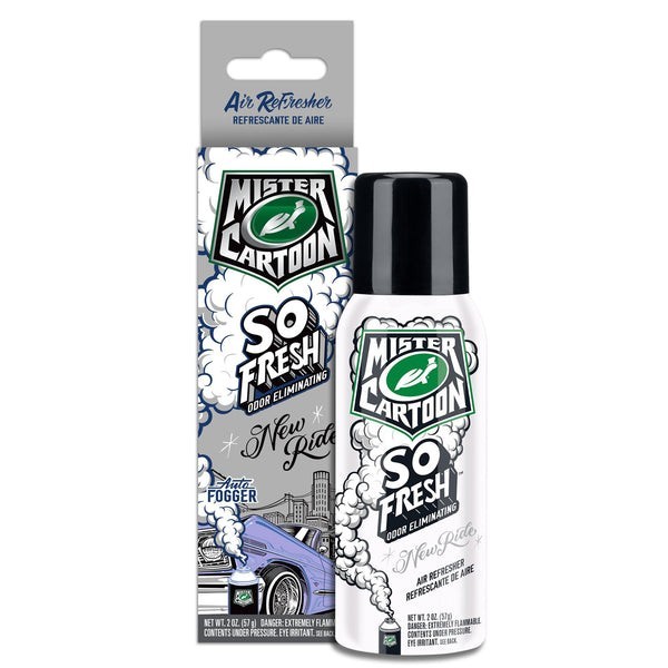 Turtle Wax Mister Cartoon So Fresh Odor Eliminating Fogger New Ride Scent, 2 oz