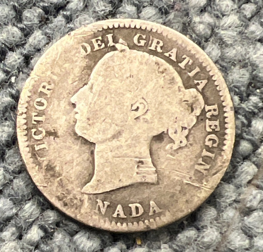 1880 H Canada 10 Cent Nice collector type coin
