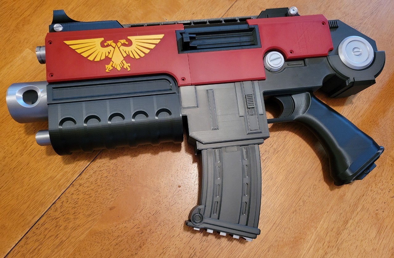 Bolter Boltgun Warhammer 40K Cosplay Prop Kit Life Size 14In 1:1