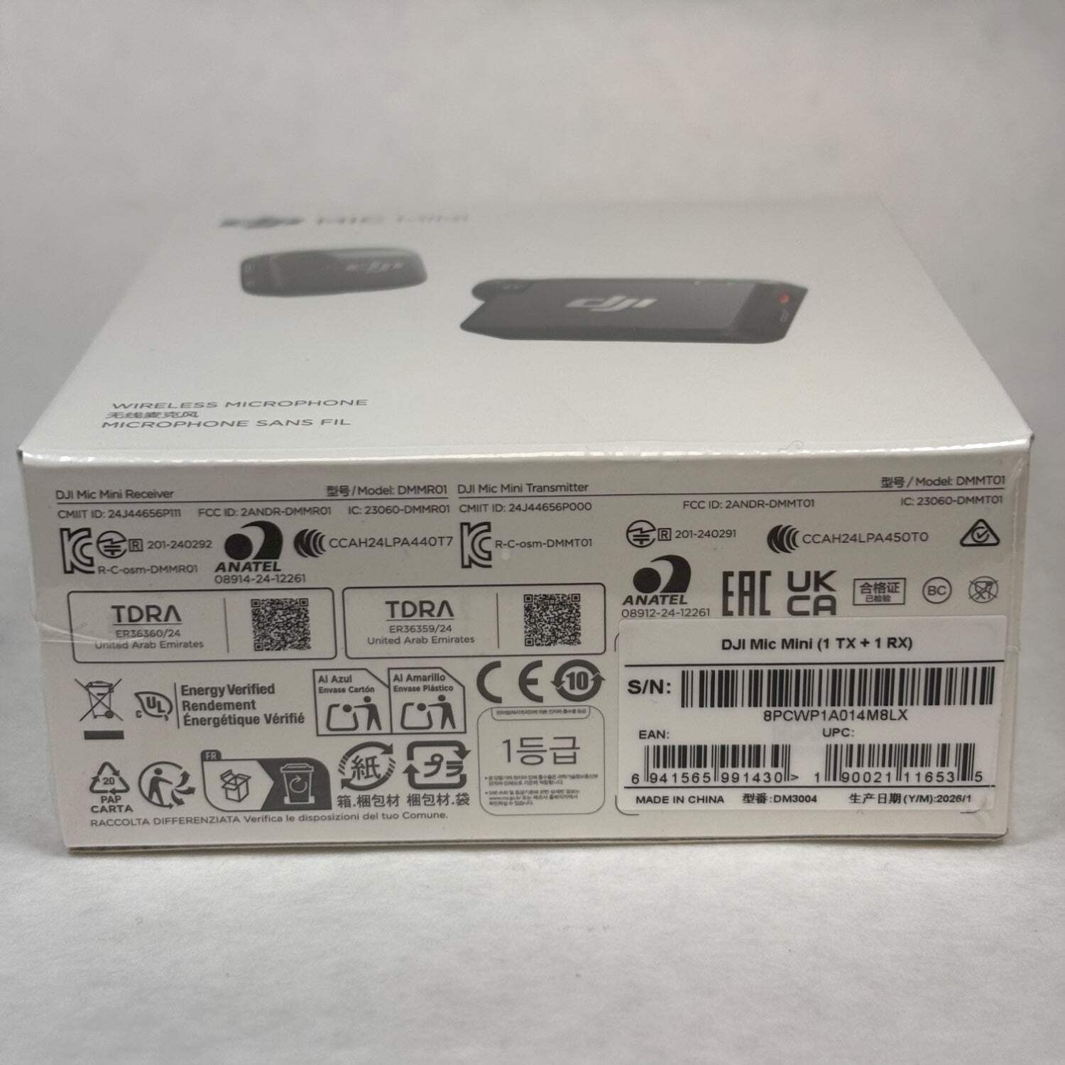 New DJI Mic Mini Wireless Microphone DMMR01