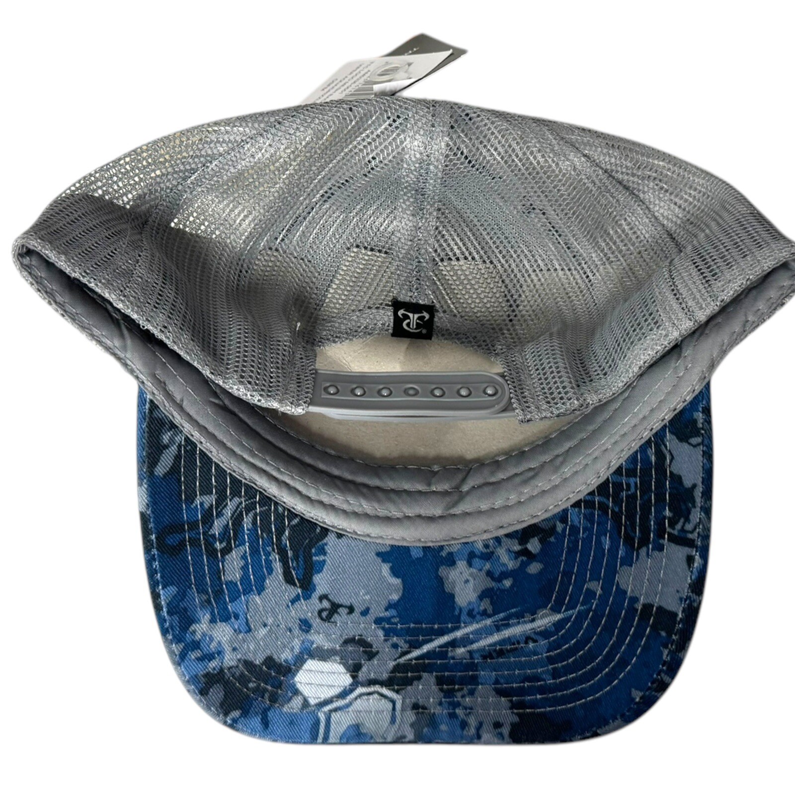 True Timber Camo Mesh Back Viper Snapback Hat Cap Aqua Drizzle NWT