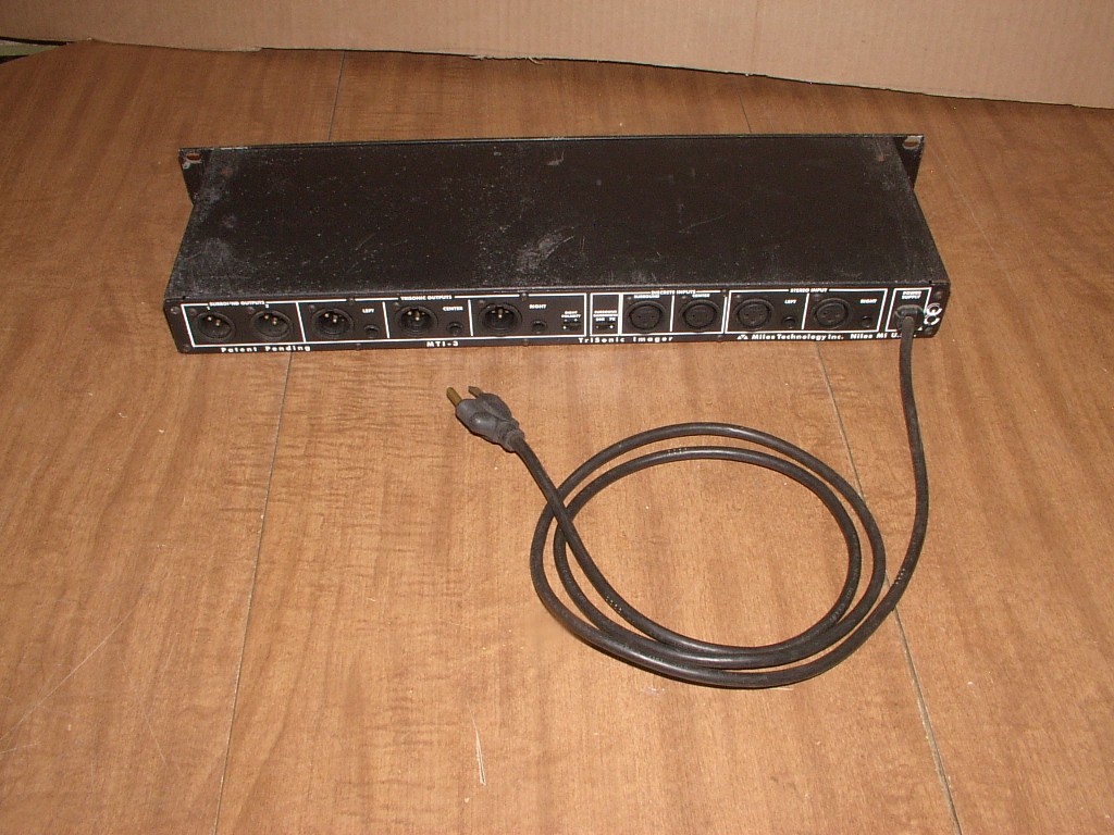 Miles Technolgy electroacoustic stereo image system PA live rack effect untested