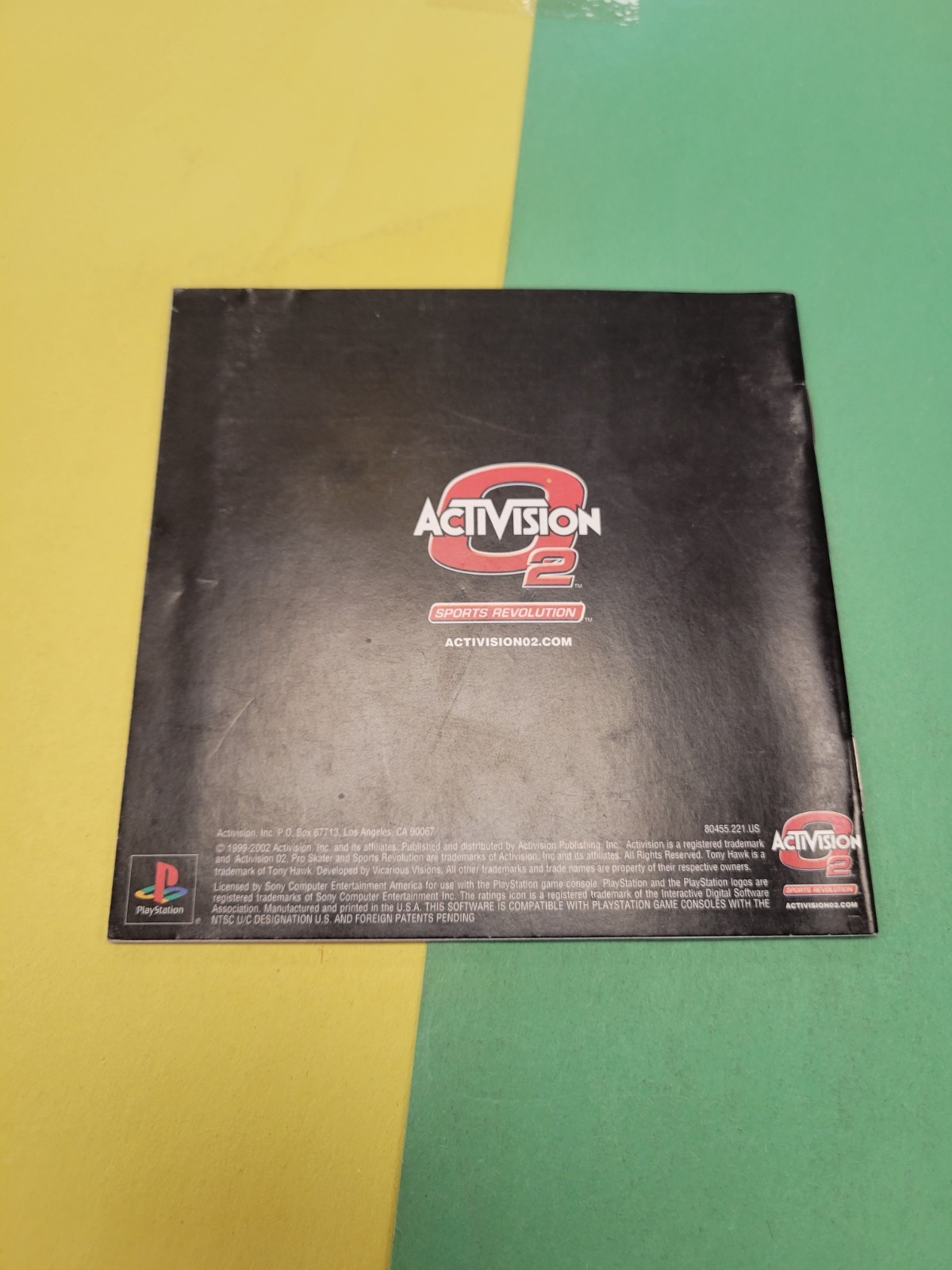 Playstation Game Manual "Pro Skater 4"