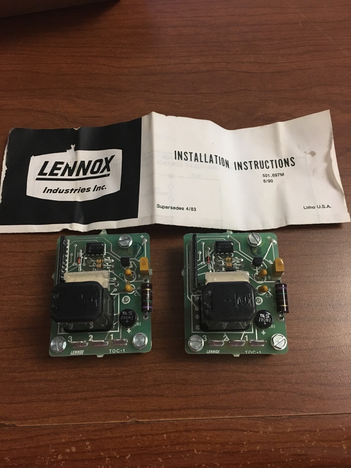 LENNOX 40G20 Time Delay Relay kit (contains 2 relays) 40G2001PR NEW IN BOX!