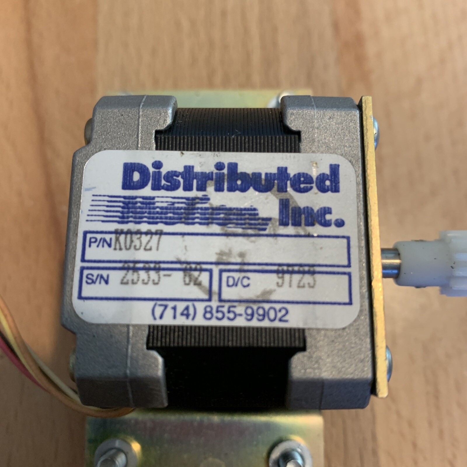 k0327 Distributed Motion motor Assembly FREE SHIPPING
