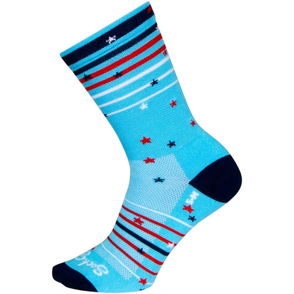 SockGuy Sparkler 6" Crew Socks Small/Medium